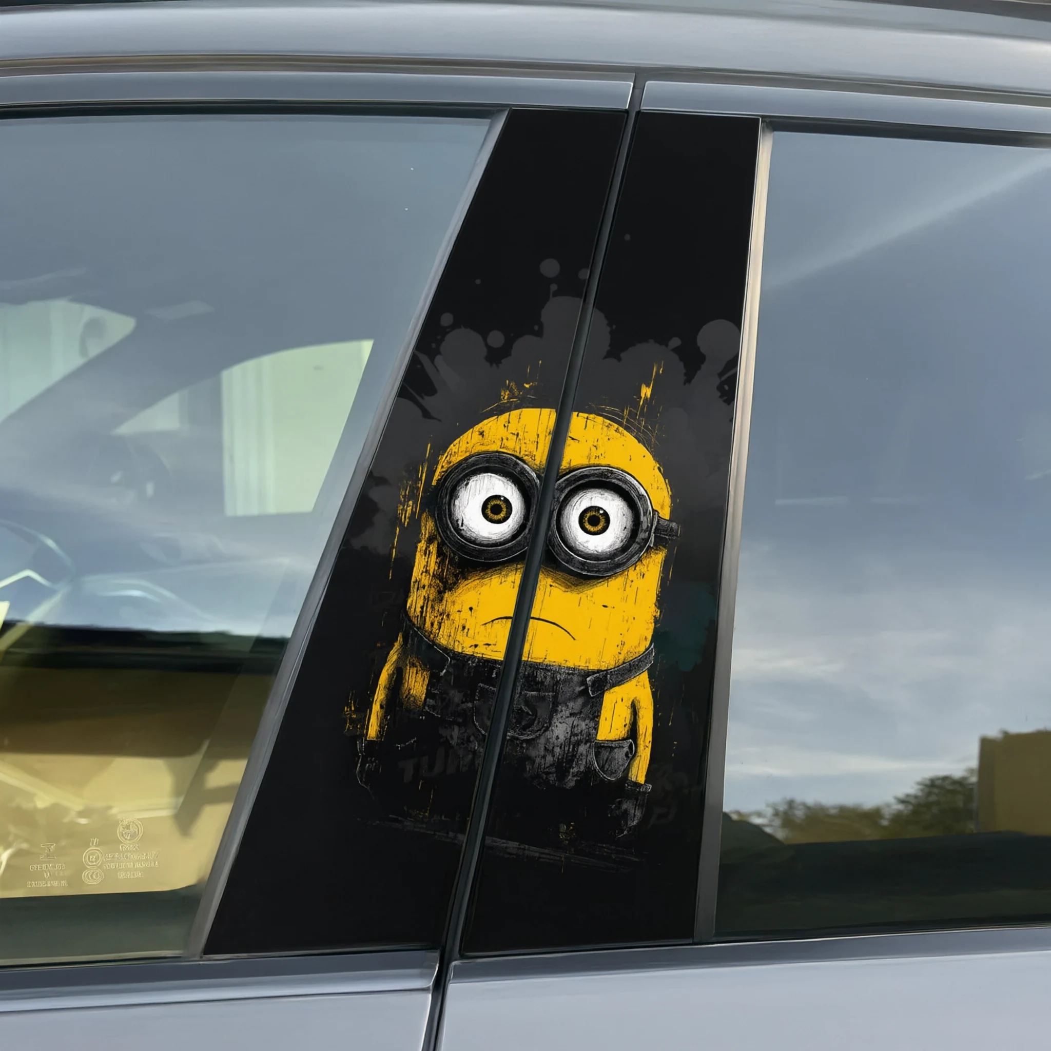 Minion from Horror - Car pillar sticker