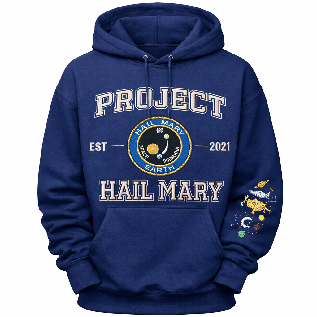 Project Hail Mary Embroidered– Space Sci-Fi Bookish Pullover