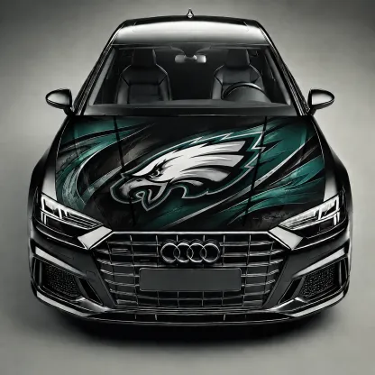 Philadelphia Eagles Premium Car Hood Wrap - Universal Fit