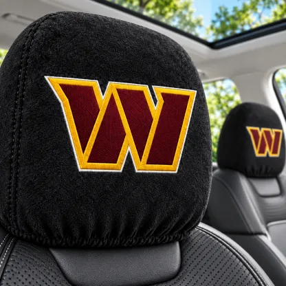Washington Commanders Football Car Headrest Covers - view 2