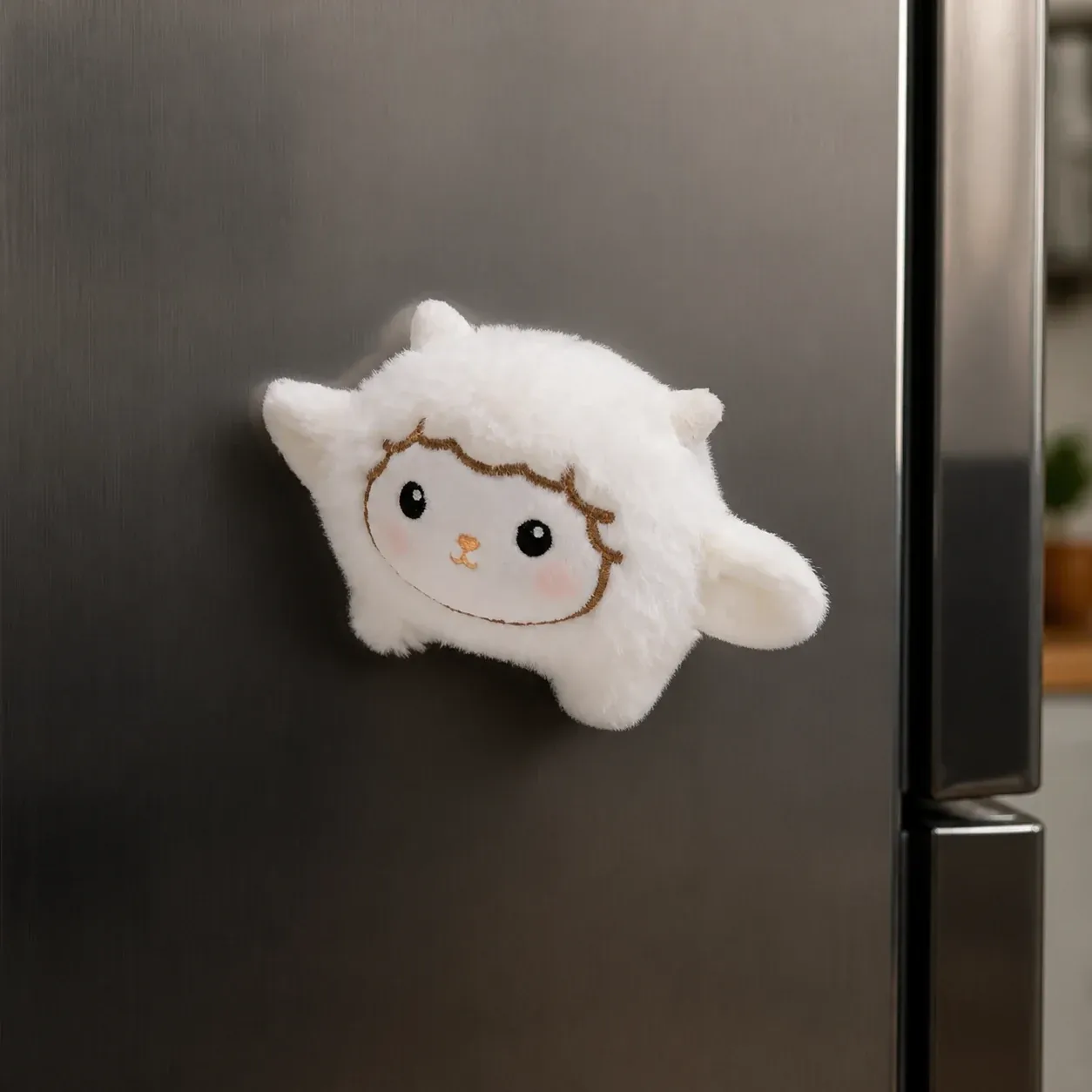 Magnetic Car Plush Sheep