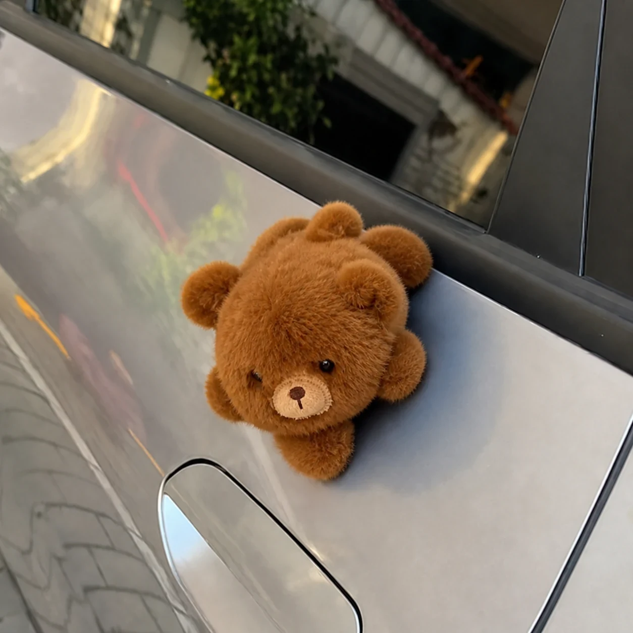 Magnetic Car Plush Teddy Bear