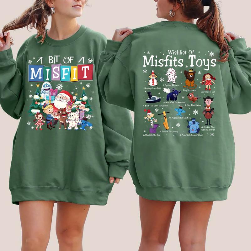 Misfit Toys Christmas Graphic Tee & Sweatshirt (Rudolph the Red-Nosed Reindeer)
