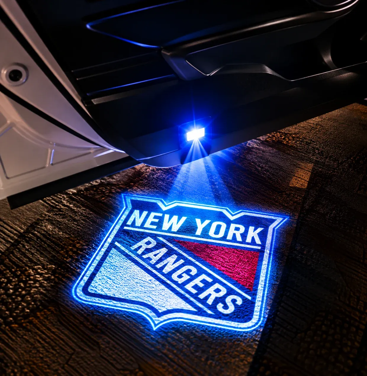 New York Rangers Hockey Car Door Projector Light