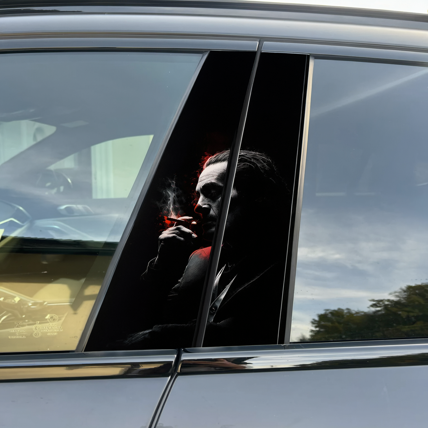 Joker Godfather - Car pillar sticker