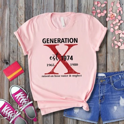 Generation X Customize Years Shirt