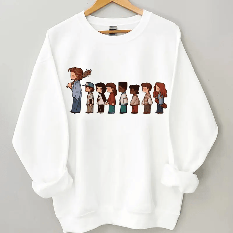 Stranger Things "Steve & The Seven Dwarfs" Parody Graphic Sweatshirt