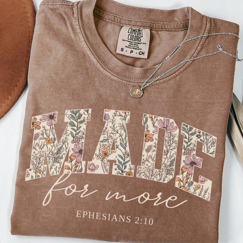 Faith Fashion: Religious T-Shirt with Inspiring Bible Quotes