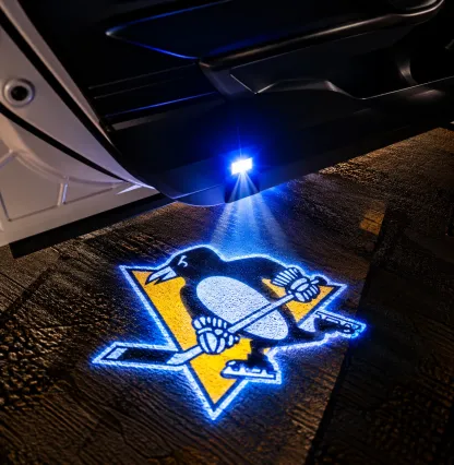 Pittsburgh Penguins Hockey Car Door Projector Light