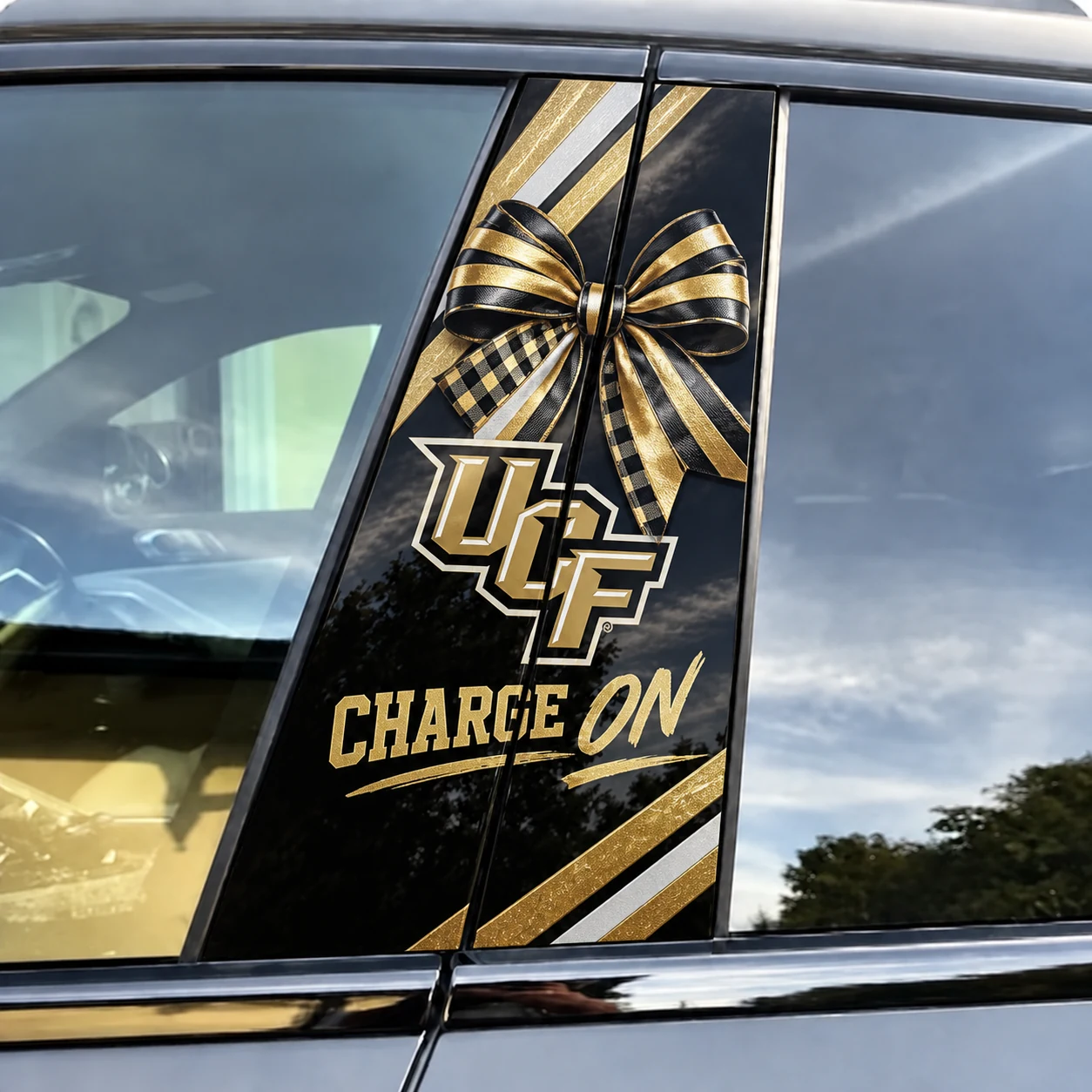 UCF Knights Car Pillar Wrap Special - Universal Fit