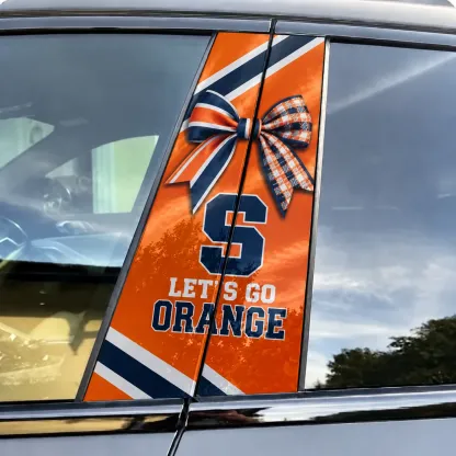 Syracuse Orange Car Pillar Wrap Special - Universal Fit