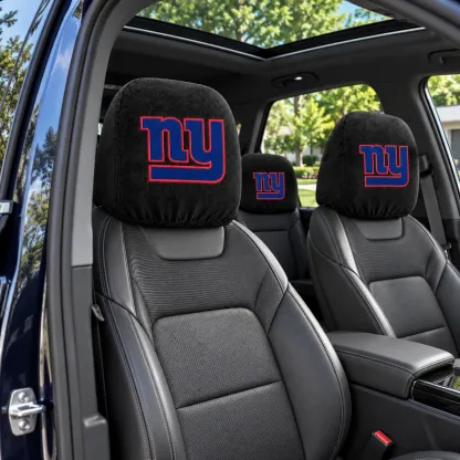 New York Giants Football Car Headrest Covers - view 3