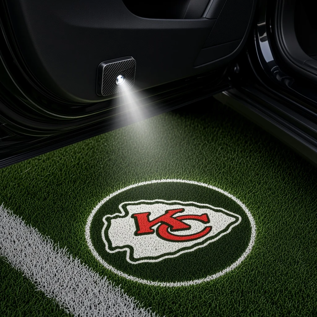 Kansas City Chiefs Football Car Door Projector Light