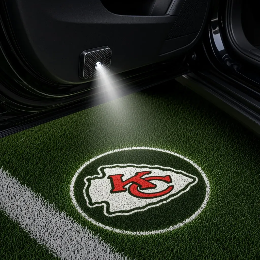 Kansas City Chiefs Football Car Door Projector Light