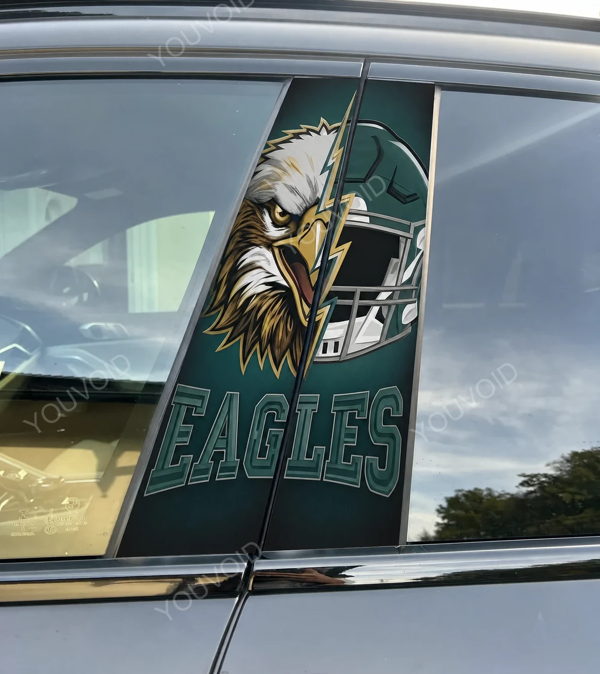 Philadelphia Eagles Car Pillar Wrap - Universal Fit