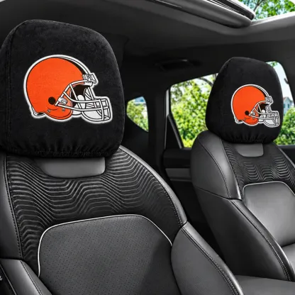 Cleveland Browns Football Car Headrest Covers - view 1