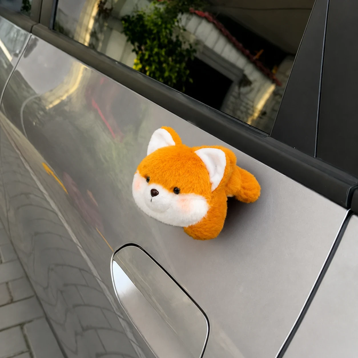 Magnetic Car Plush Fox