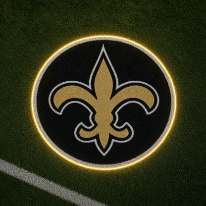 New Orleans Saints Football Car Door Projector Light grass scene