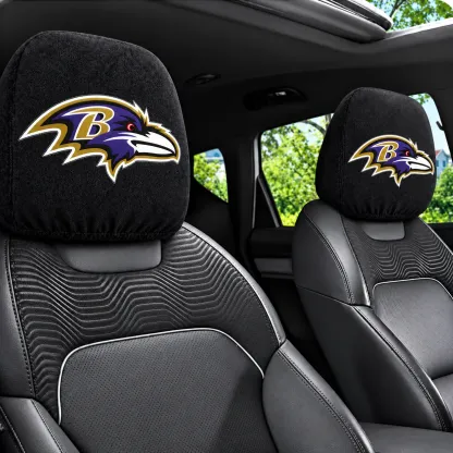 Baltimore Ravens Football Car Headrest Covers - view 1