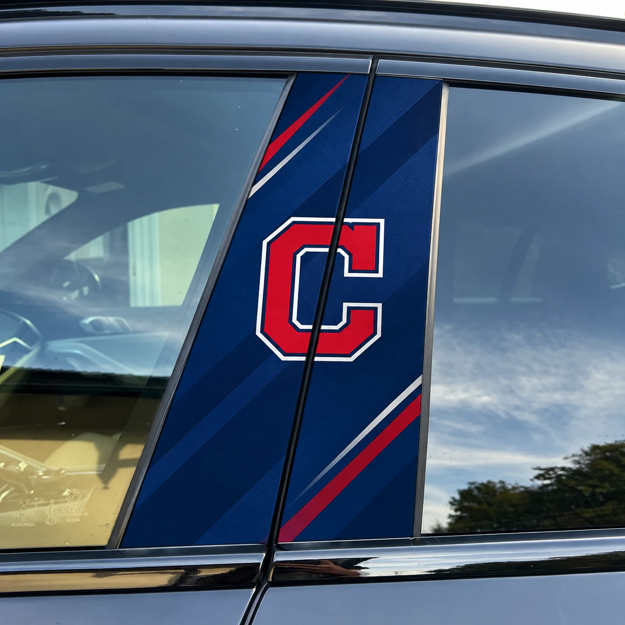Cleveland Guardians Car Pillar Wrap - Universal Fit