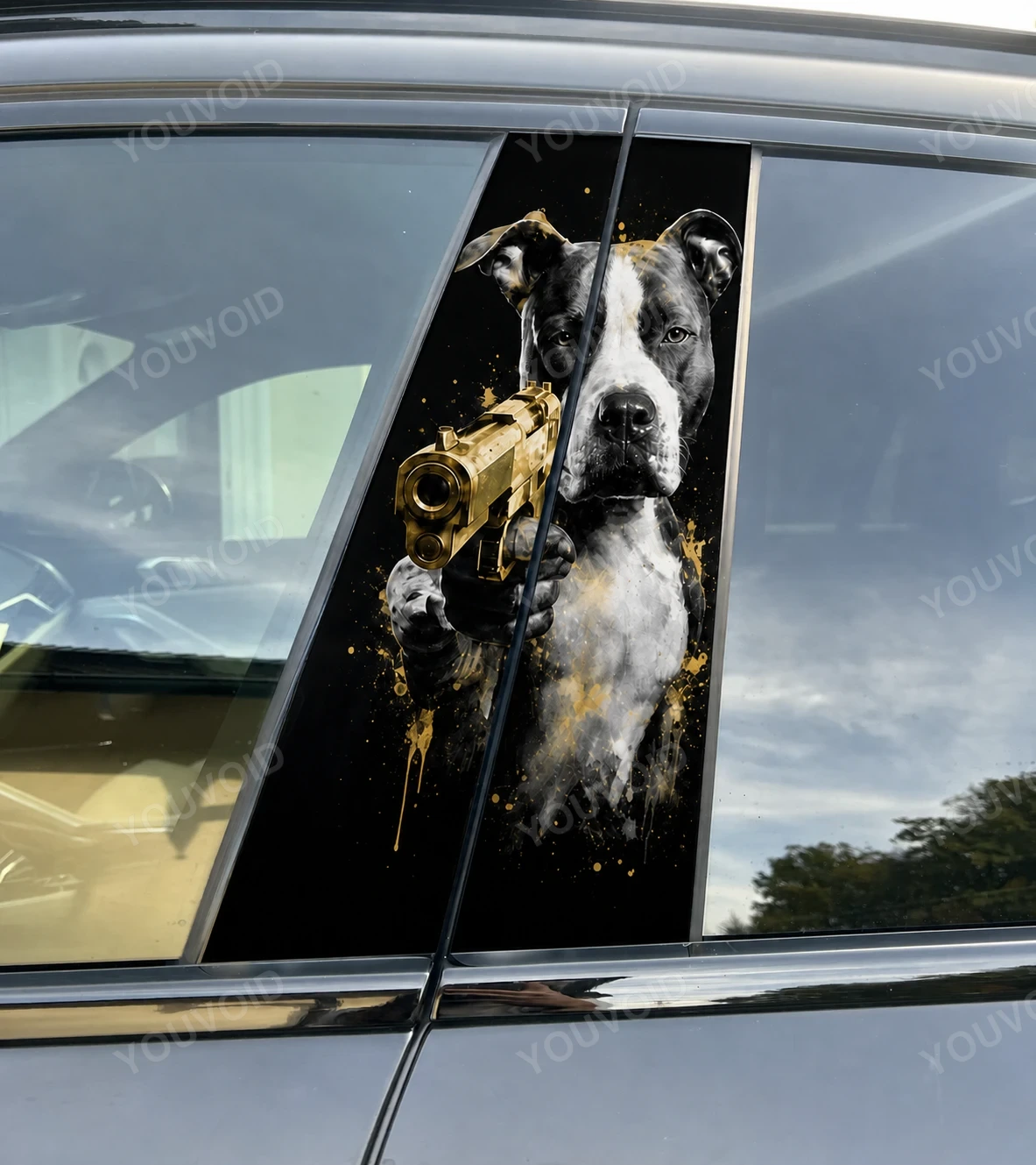 Pitbull - Car pillar sticker