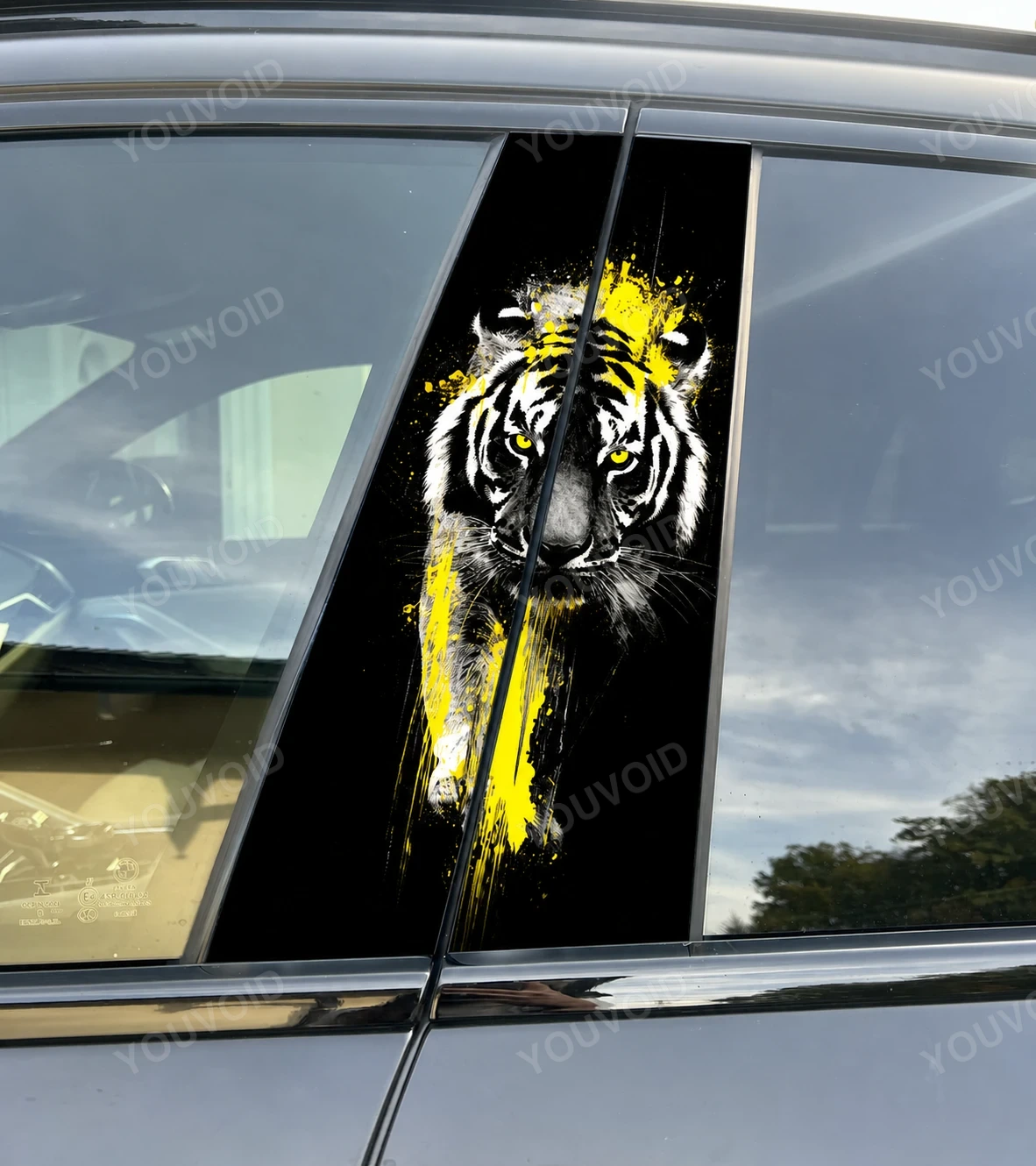 Tiger - Car pillar sticker