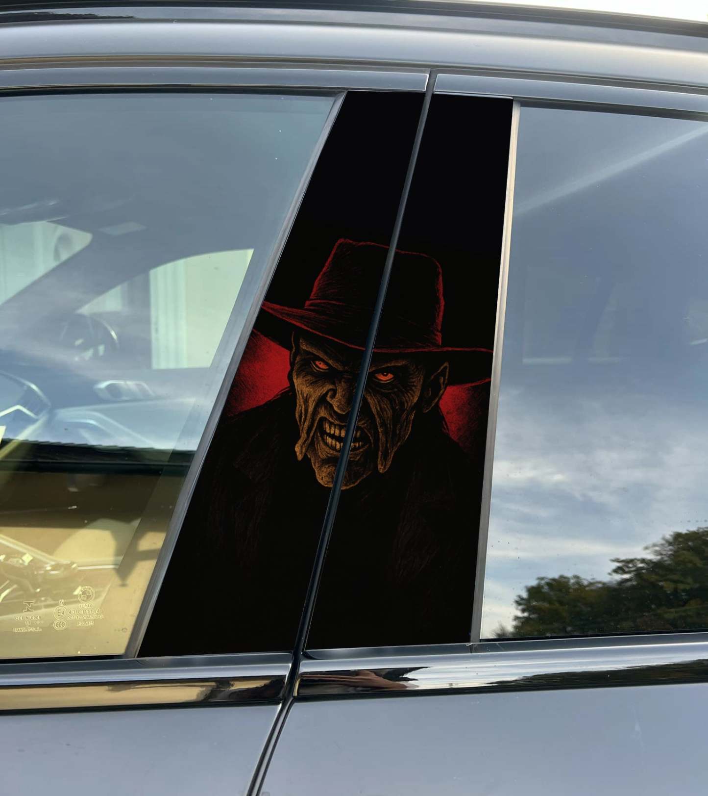 Jeepers Creepers Car Pillar Wrap, Universal Fit