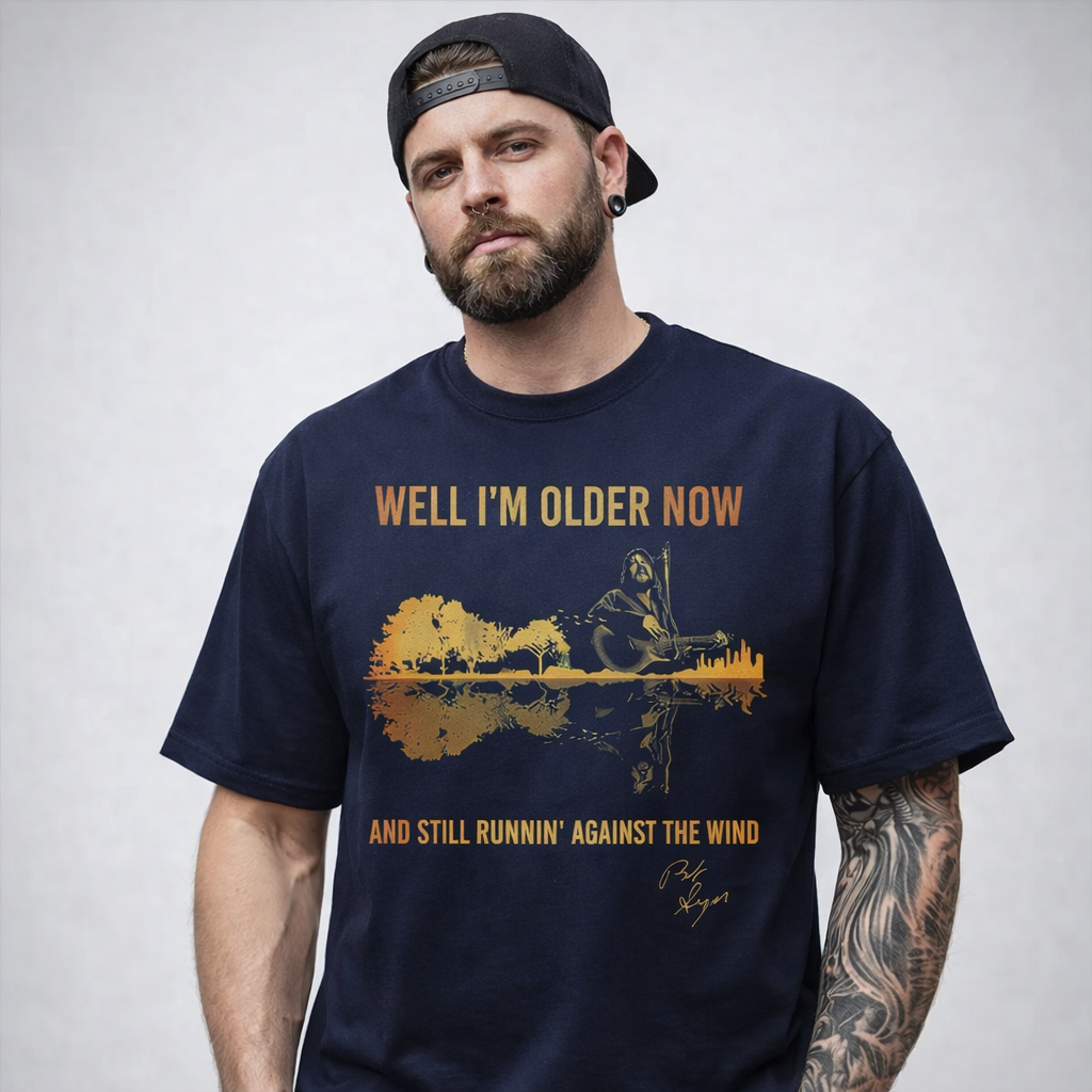 "Still Running Against The Wind" Vintage T-Shirt - Bob Seger Tribute Tee