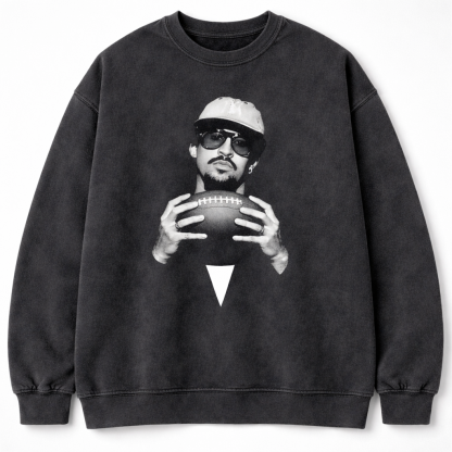 Benito Bowl Football Graphic Tee - Premium Heavyweight Vintage Wash