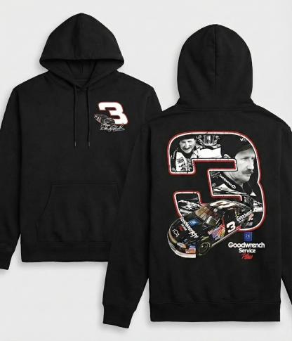 Dale Earnhardt #3 Goodwrench Service Plus Vintage Tee - The Intimidator 90s Tribute Shirt