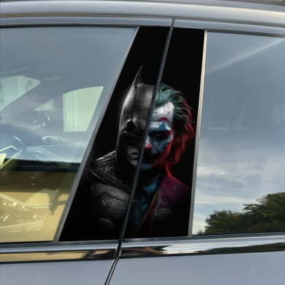 Joker vs Batman 2 - Car pillar sticker