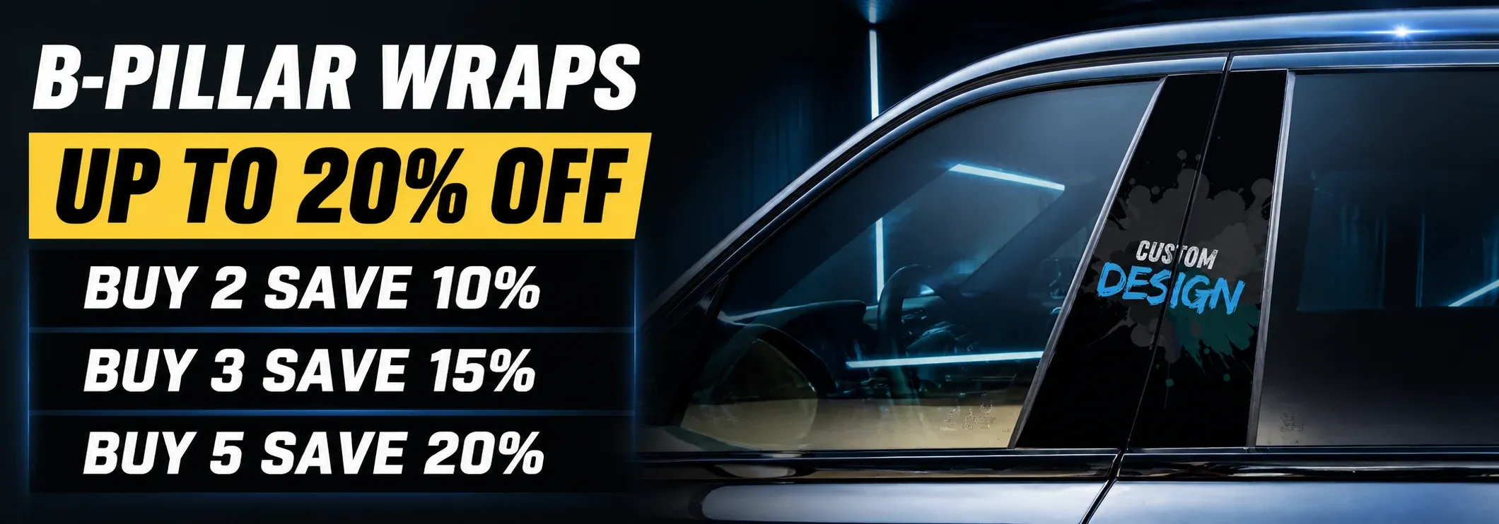 Car Pillar Stickers