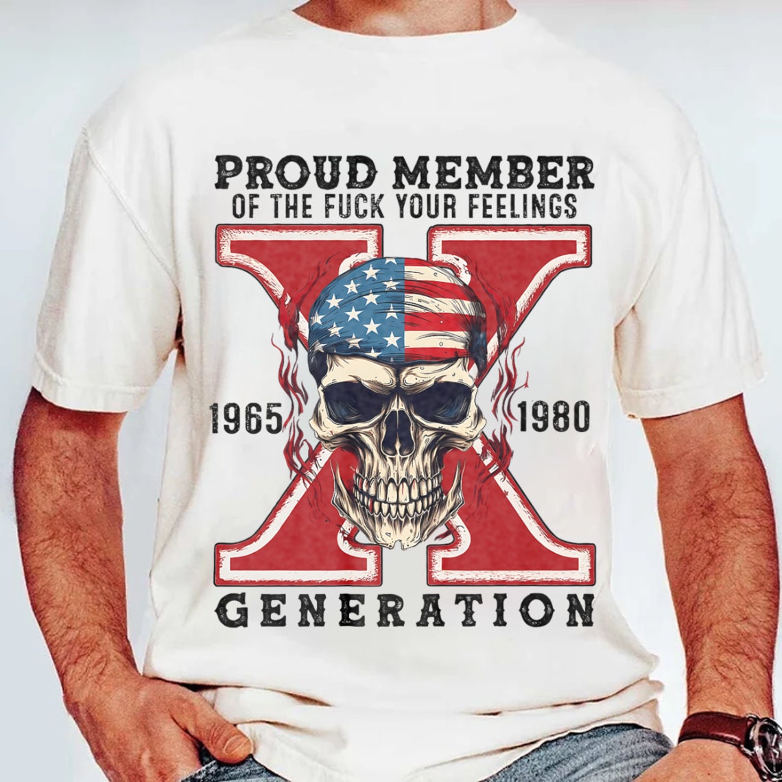 Skull Halloween Generation X Pride Shirt