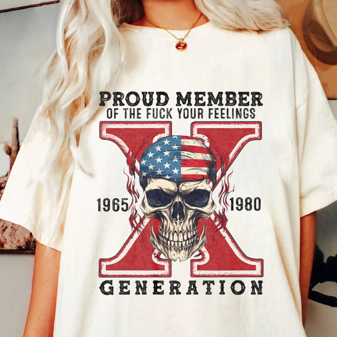 Skull Halloween Generation X Pride Shirt