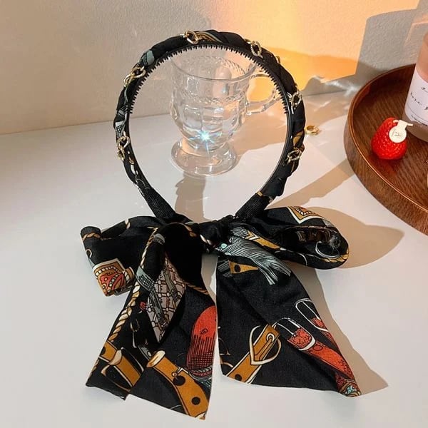 Satin Fabric Hair Bands-XSZTVDO