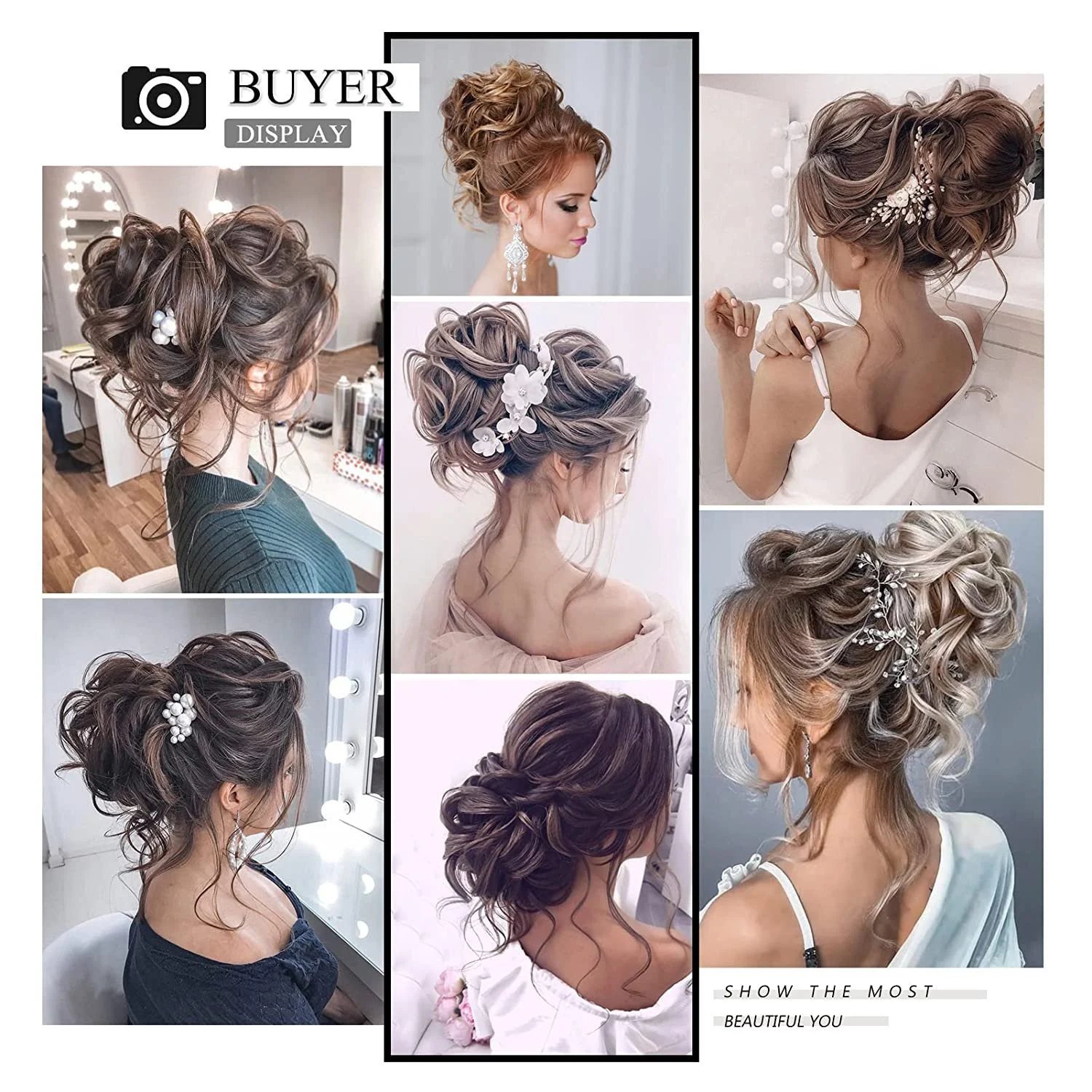 Messy Curly Hair Bun - 👍 Buy 3 Get Extra 40% OFF &  Free Shipping-XSZTVDO