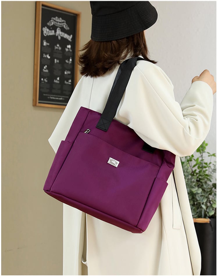 49% OFF🔥2023 Large Capacity Waterproof Multi Pocket Nylon Shoulder Bag👜-XSZTVDO