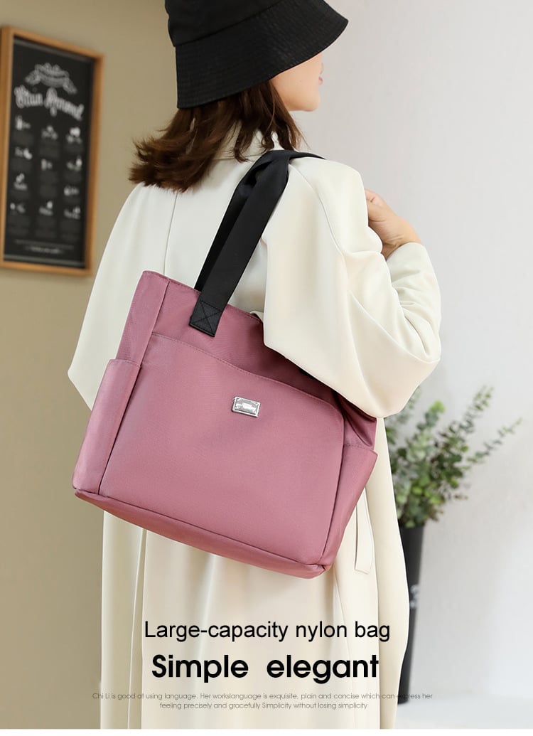 49% OFF🔥2023 Large Capacity Waterproof Multi Pocket Nylon Shoulder Bag👜-XSZTVDO