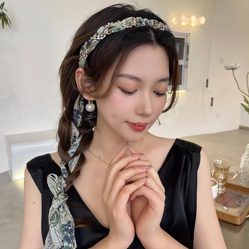 Satin Fabric Hair Bands-XSZTVDO