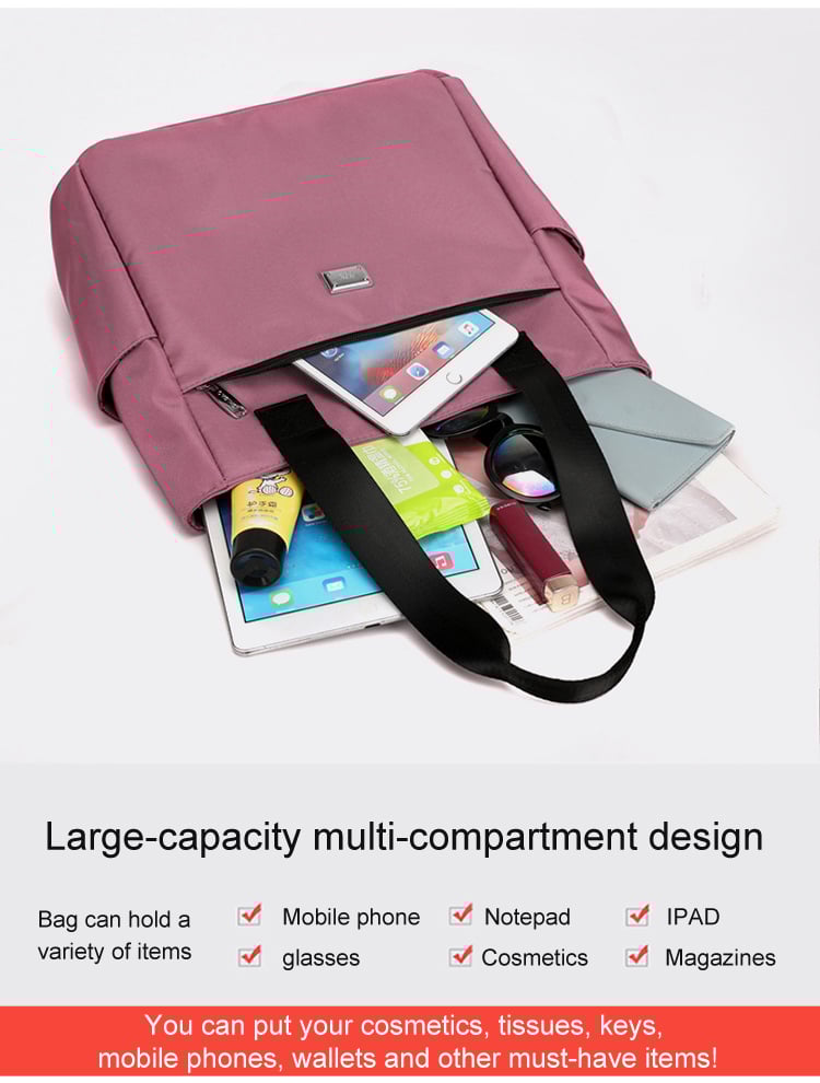 49% OFF🔥2023 Large Capacity Waterproof Multi Pocket Nylon Shoulder Bag👜-XSZTVDO