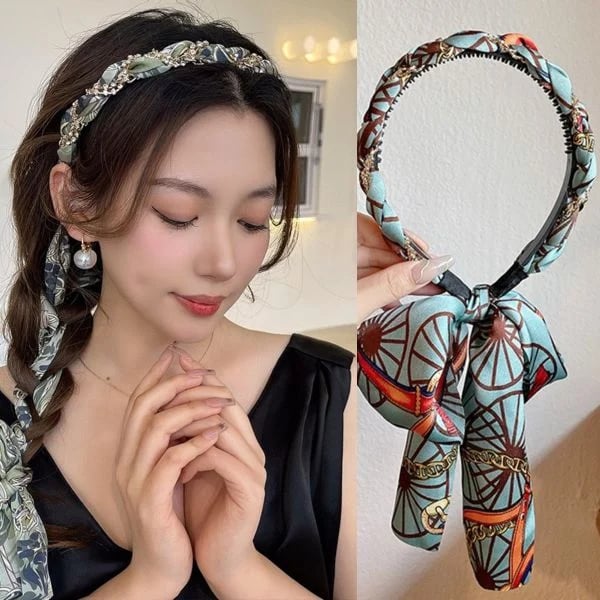 Satin Fabric Hair Bands-XSZTVDO