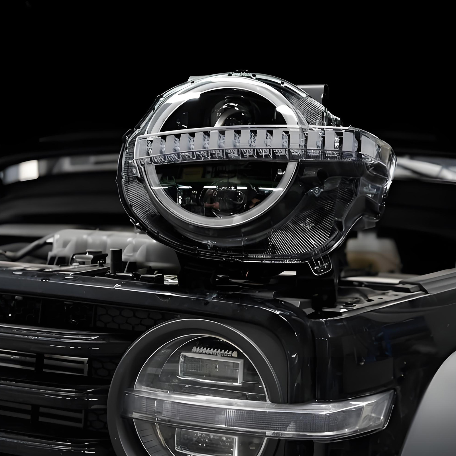 "Ziran" Series Lens Headlights for Tank 300 – Base Model: 4x brightness increase.