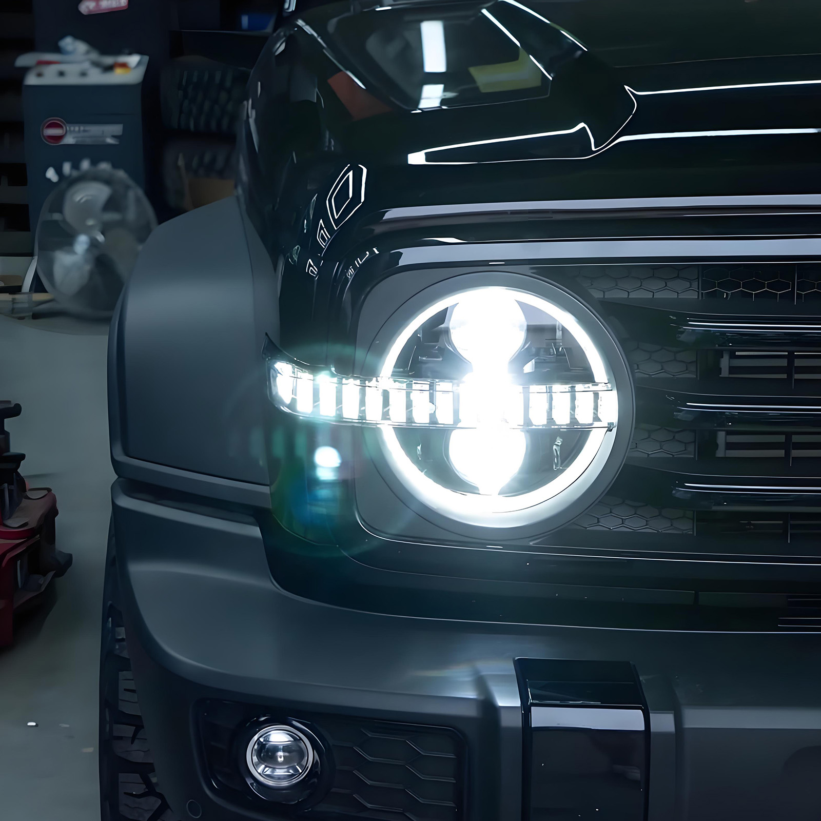 "Ziran" Series Lens Headlights for Tank 300 – Base Model: 4x brightness increase.
