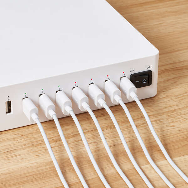 Multi - Port Charger for LED Cabinet Lights