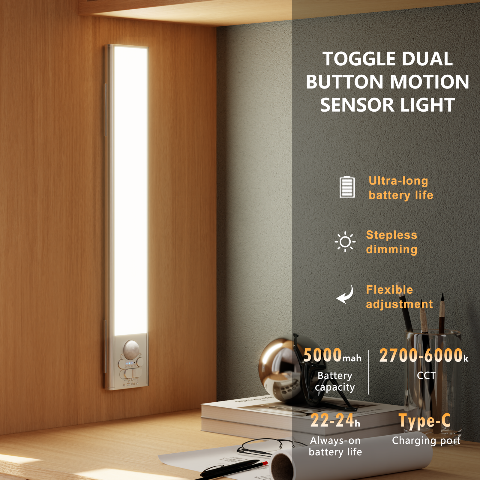 Smart Motion Sensor Cabinet Light: Illuminate Your Space Smartly