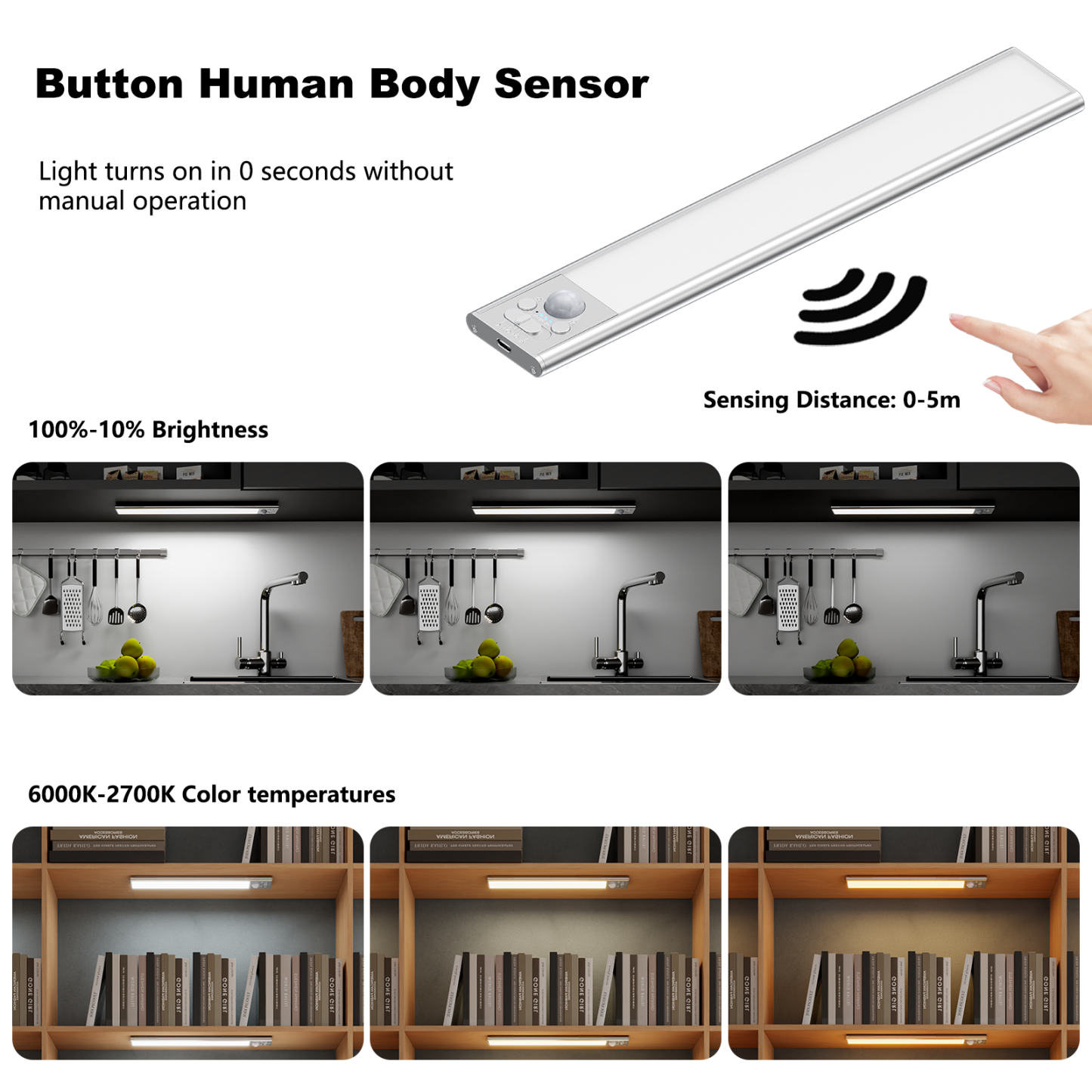 Smart Motion Sensor Cabinet Light: Illuminate Your Space Smartly