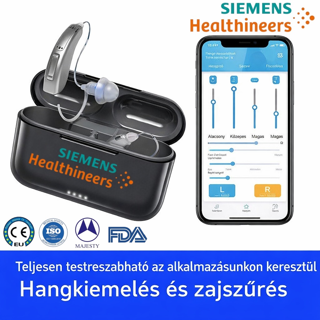 Siemens Clario Pro hallókészülékek – Láthatatlan, újratölthető és FDA által jóváhagyott prémium hallásélmény