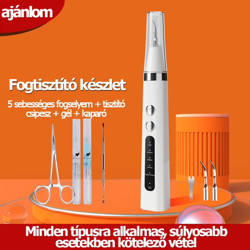 Fogkő eltávolító kutyáknak, ultrahangos fogtisztító háziállatoknak, macskafog-tisztító eszköz, mini fogtisztító.