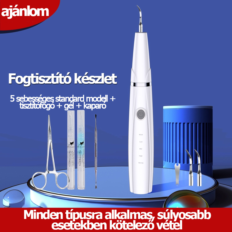 Fogkő eltávolító kutyáknak, ultrahangos fogtisztító háziállatoknak, macskafog-tisztító eszköz, mini fogtisztító.