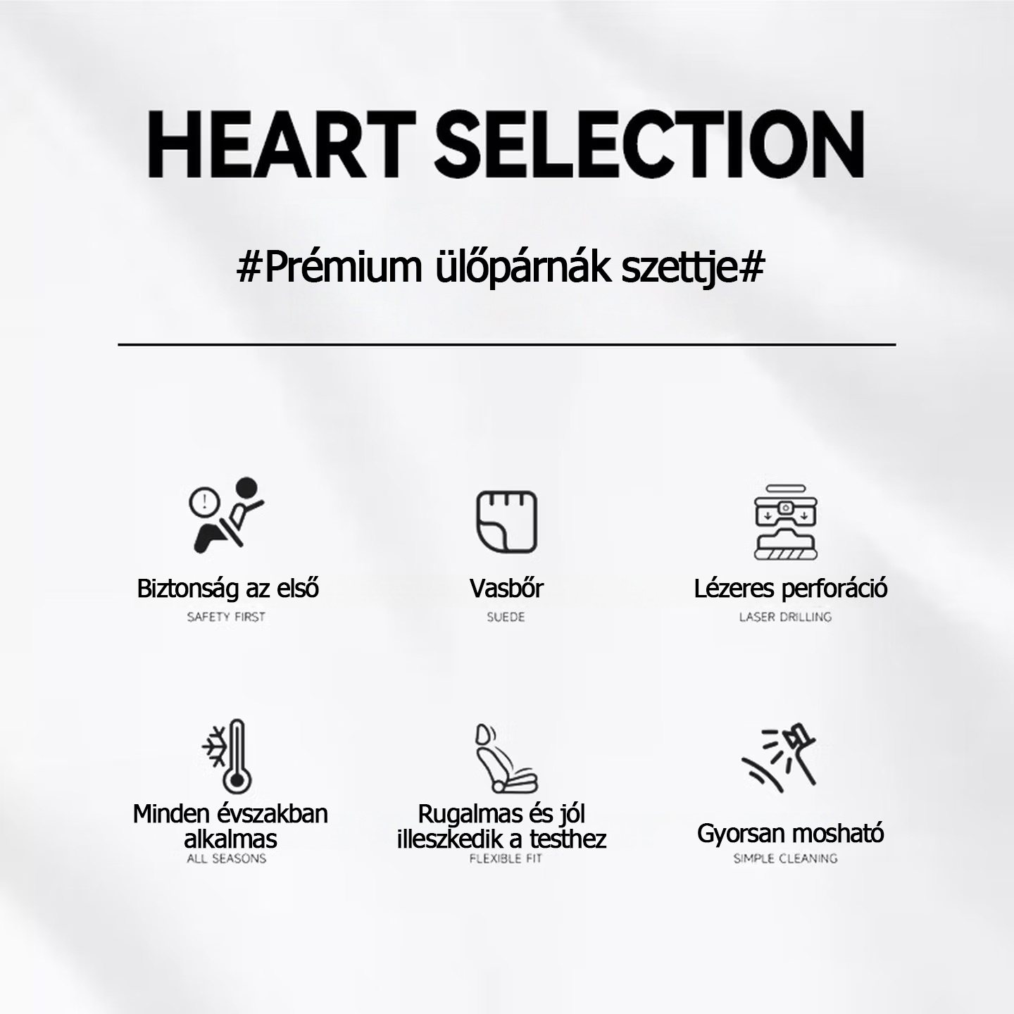 RATHBONE autósüléspárnák, négyévszakos velúr teljes huzatú, univerzális üléshuzatok Toyota Corollához, Volkswagen Lavidához, Passathoz és Sagitarhoz.